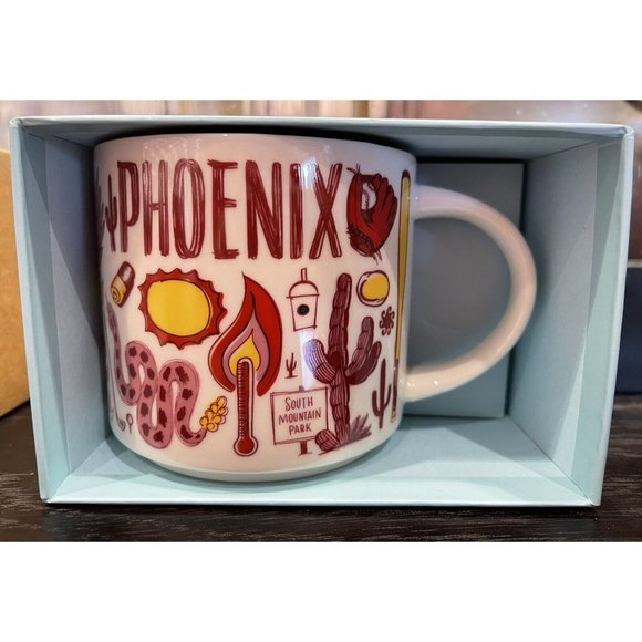 Starbucks Phoenix Mug Been There Series 14oz Arizona Cup Coffee New - Picture 1 of 3